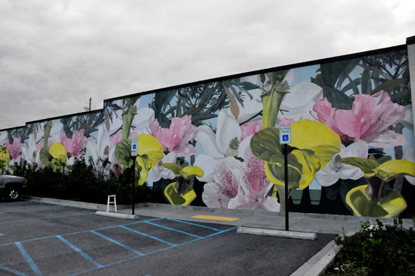 Lanee Turner's Infinite Flowers, 2018 mural