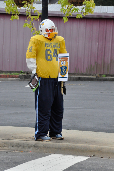 football scarecrow