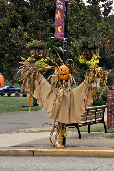 Pumpkin Head Scarecrow