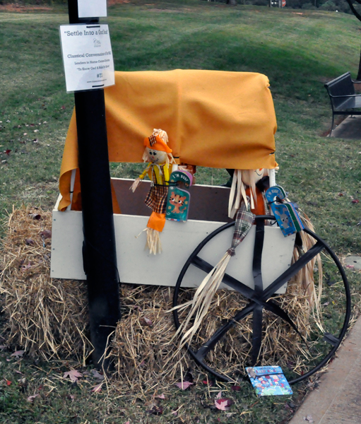 Settle Into A Good Book wagon