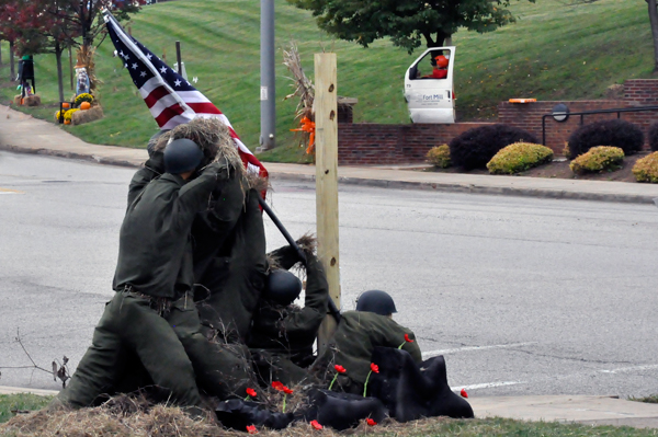 The Iwo Jima Scarecrow Monument