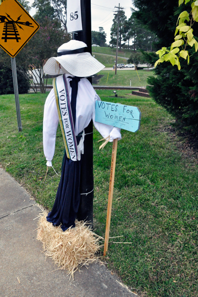 Votes For Women Scarecrow