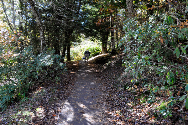 Lee Duquette on the lunch trail