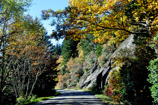 fall colors on the Blue Ridge Parkway