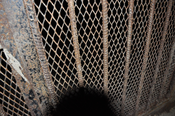 Lee Duquette in the Stumphouse Tunnel end