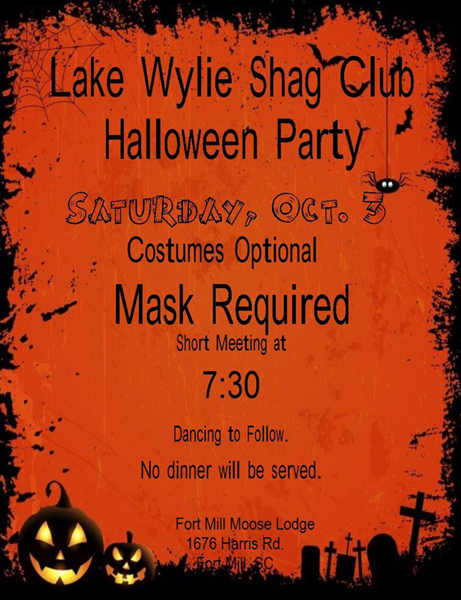 Halloween party notice