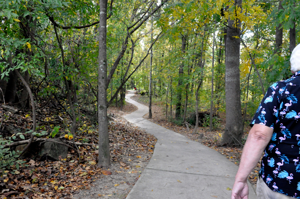 Lee Duquette on the trail