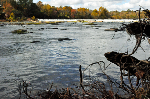 Broad River and the dam