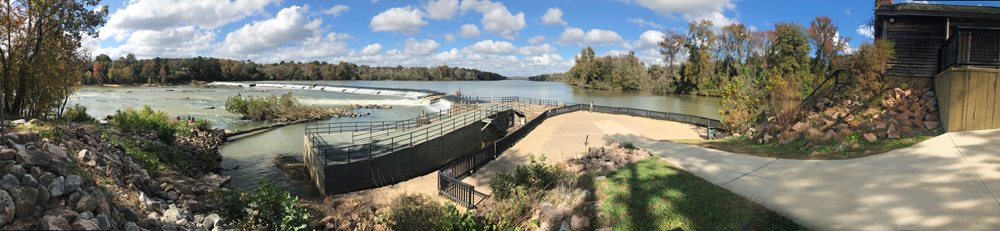 panorama photo of the dam