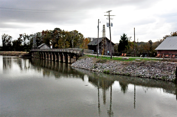 view from the footbridge