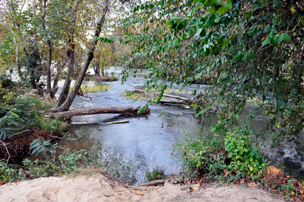 the canal at Riverfront Park in Columbia SC