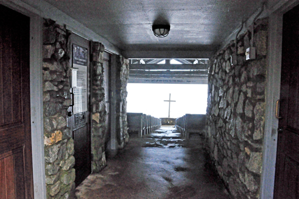 View of the chapel from the entrance