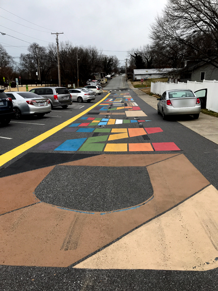 United We Stand road painting