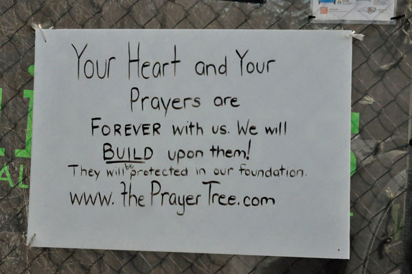 Prayer Tree sign