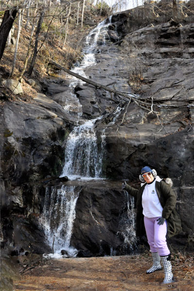 Karen Duquette at Silvervale Falls