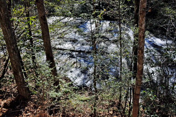 part of the waterfall