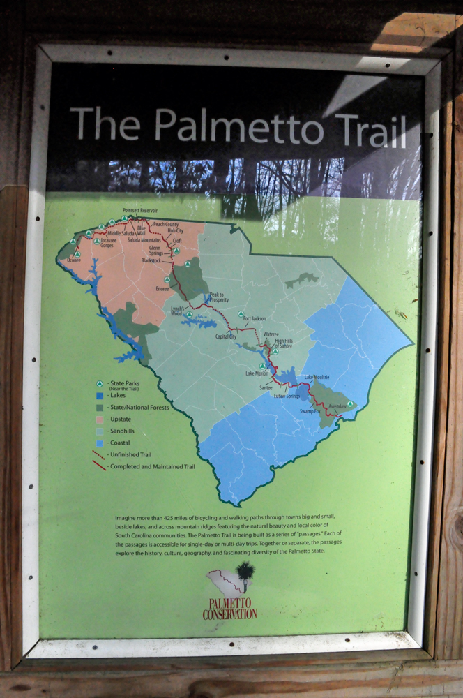 The Palmetto Trail map