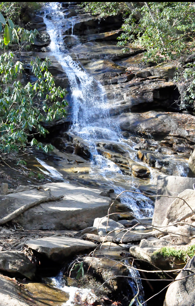 Jones Gap Waterfall. 