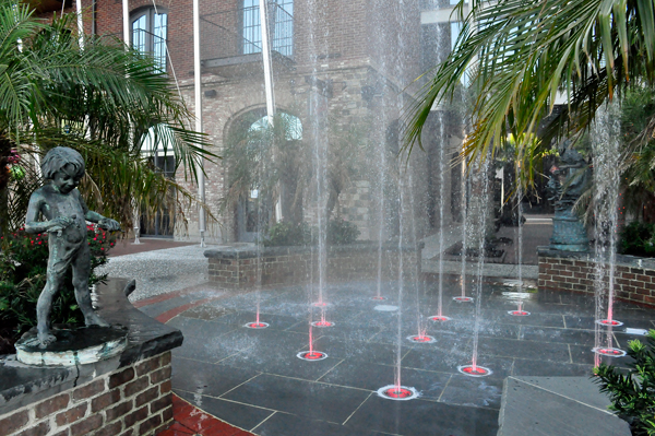 Water Fountain and statue