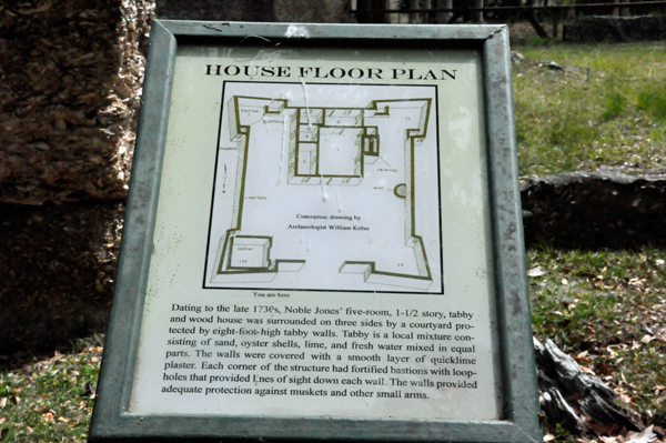 house floor plan of the tabby ruins