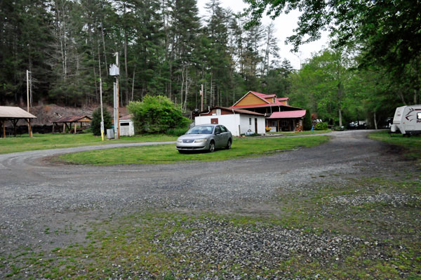 the circle at the end of the road