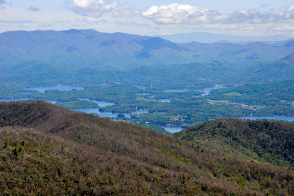 View East from the tower at Brasstown Bald