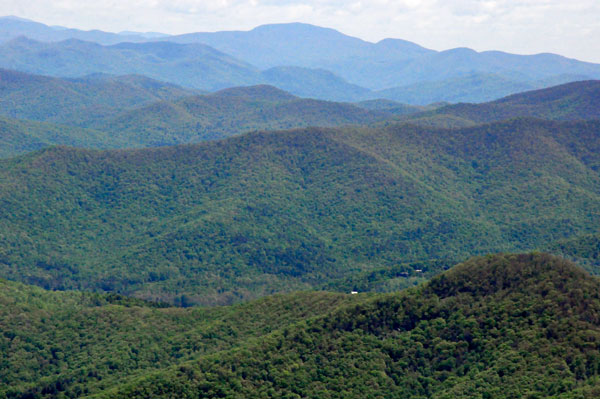 view from Brasstown Bald tower