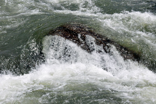 Ocoee River and a big rock