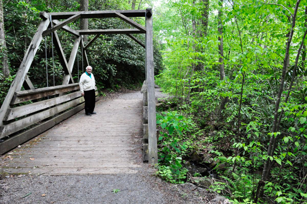 Lee Duquette on the Rhododendron Trail