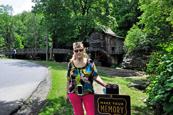 Karen Duquette in Babcock State Park