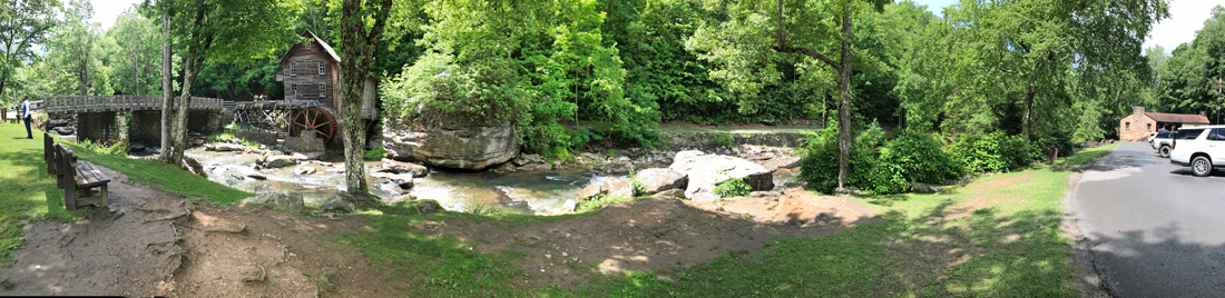 panorama in Babcock State Park