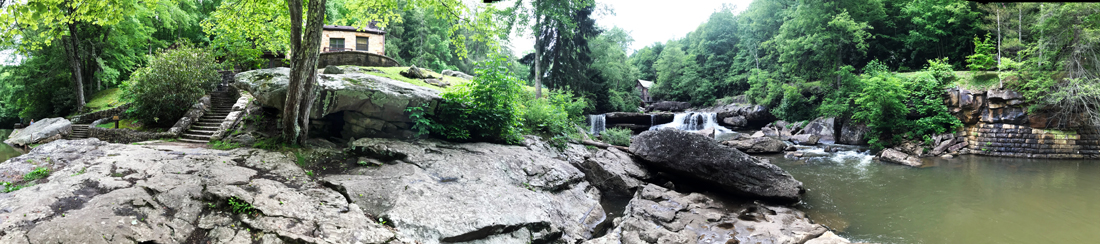 panorama at Babcock State Park