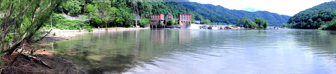 Kanawha Falls panorama