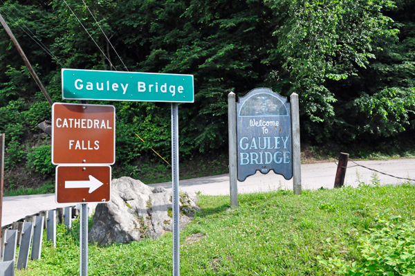 Cathedral Falls sign