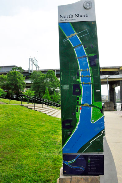 2-sided North Shore sign
