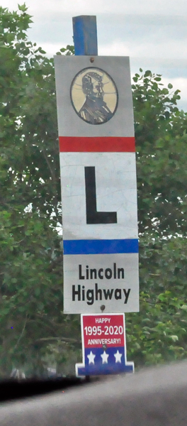 Lincoln Highway sign