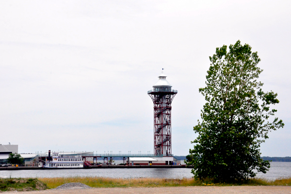 View of the Bicentenial Tower from Port Erie