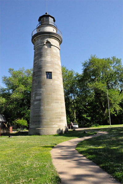 The Erie Land Light and path