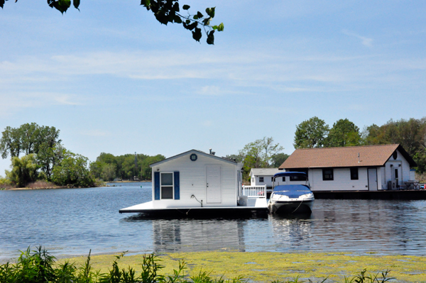 floating boathouses