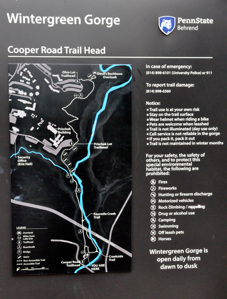Coopper Road Trail head sign