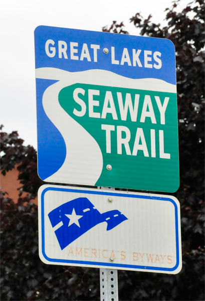 Great Lakes sSeaway Trial sign