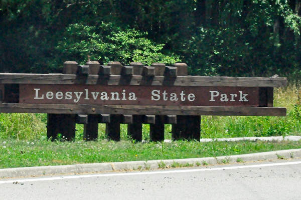 Leesylvania State Park sign