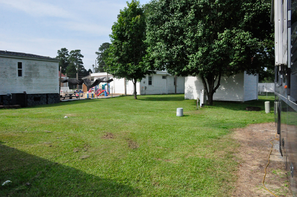 Trailer and private yard