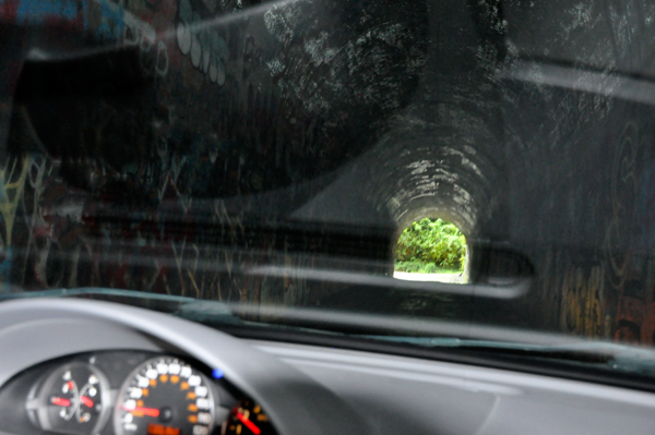 inside the Saluda tunnel