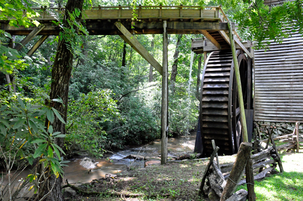 the water wheel