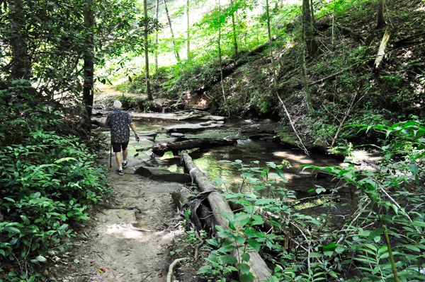 Lee Duquette on the trail