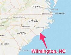 Wilmington NC loaction map