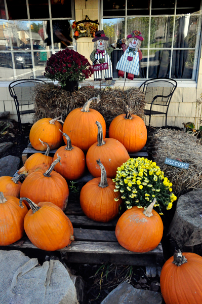 pumpkin display