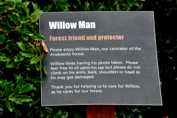 Willow Man sign