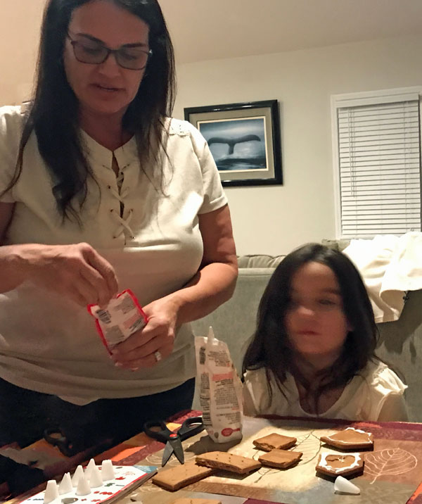 making a Gingerbread house